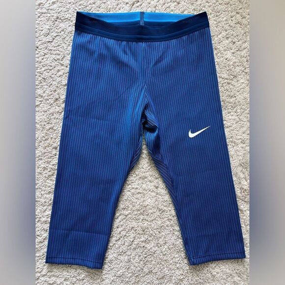 Nike Pro Elite Track & Field 3/4 Tights Pants USA - Picture 1 of 4